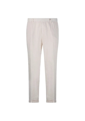 Myths elasticated-waistband trousers - Neutrals