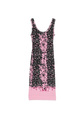 Versace Jeans Couture printed midi dress - Pink