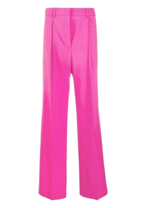 MSGM straight-leg wool trousers - Pink