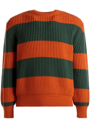 Bally ribbed-knit wool jumper - Orange