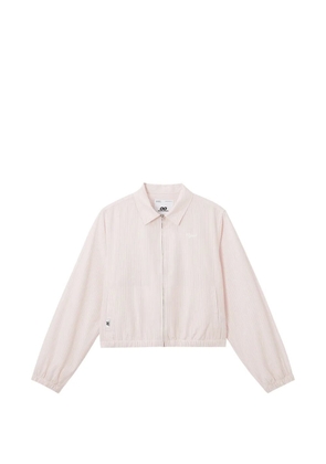CHOCOOLATE zip-up striped jacket - Pink