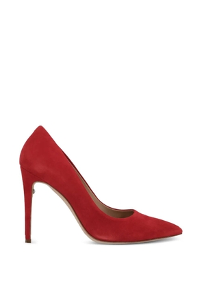 Ferragamo Pre-Owned pointed-toe suede pumps - Red