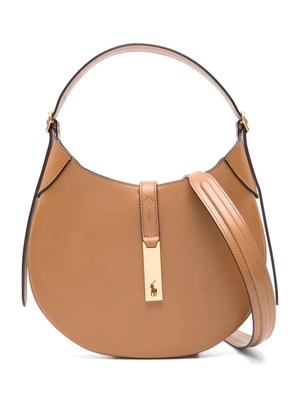 Polo Ralph Lauren small Polo ID shoulder bag - Brown
