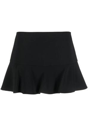 RED Valentino flared-hem mini skirt - Black