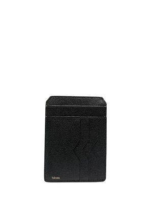 Valextra logo-print leather cardholder - Black