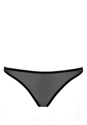 ERES Promesse sheer mesh tanga briefs - Black