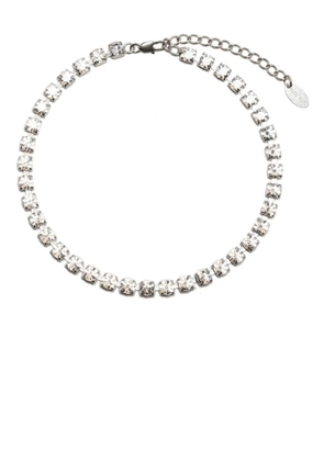Forte Forte crystal-embellished choker - Silver