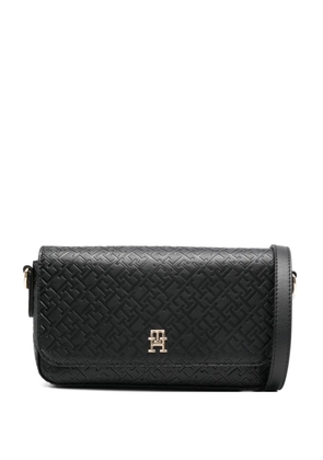 Tommy Hilfiger Hilfiger Icon embossed logo cross body bag - Black