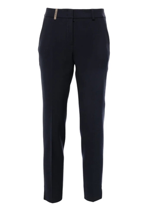 Peserico pressed-crease trousers - Blue