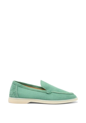 Scarosso Ludovica suede loafers - Green
