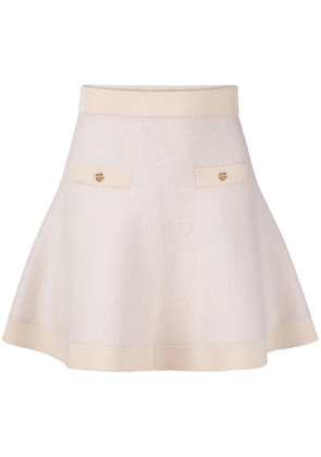 Nina Ricci Flared Mini Skirt - Neutrals