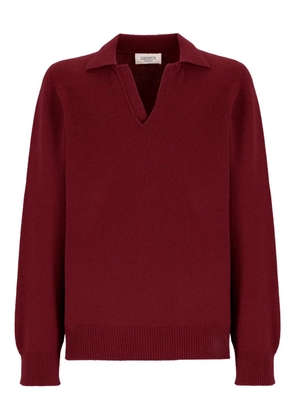 Laneus V-neck sweater - Red
