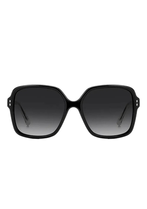 Isabel Marant Eyewear logo-engraved sunglasses - Black