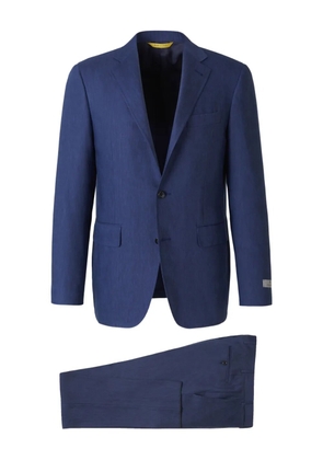 Canali two-button flap-pocket suit - Blue