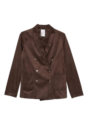 Rewind double-breasted pocket jacket - Brown