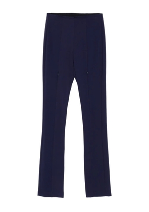 Patrizia Pepe side-slit trousers - Blue