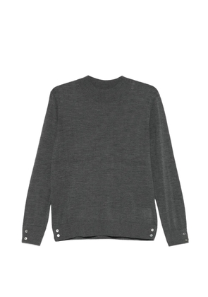 IVORY PARIS buttoned mock-neck sweater - Grey