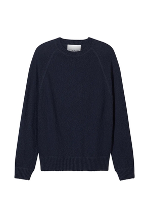 Closed crew-neck sweater - Blue