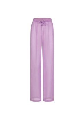 PARAMIDONNA Aurora drawstring beach trousers - Purple