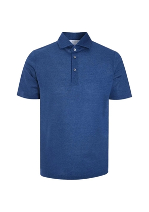 Gran Sasso buttoned polo shirt - Blue