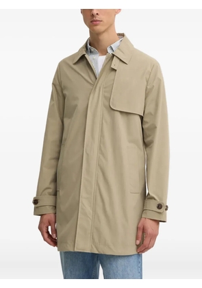 Benetton collar-point coat - Neutrals