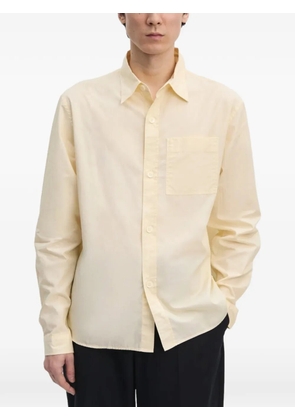 Another Aspect chest-pocket striped shirt - Yellow