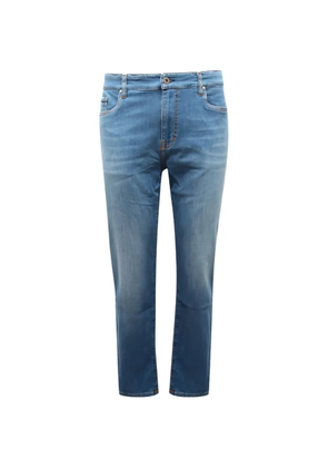 TELERIA ZED five-pockets slim-fit jeans - Blue