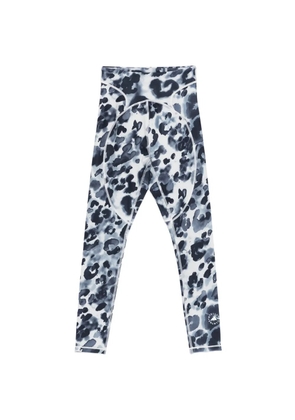 adidas by Stella McCartney animal print performance trousers - White