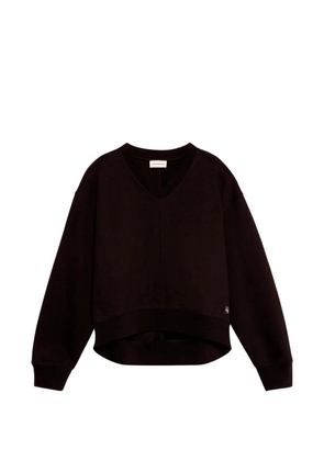 Calvin Klein V-neck long-sleeve sweater - Black