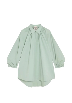 Semicouture puff-sleeves shirt - Green