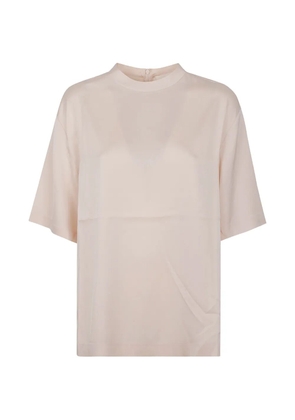 Lisa Yang mock-neck blouse - Neutrals