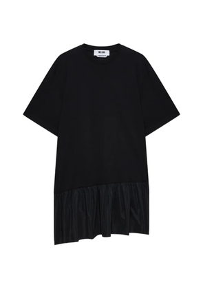 MSGM ruffled-hem mini dress - Black