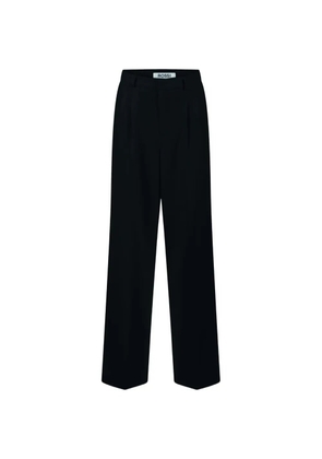 ROSSI pleated straight trousers - Black
