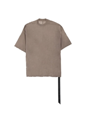 Rick Owens DRKSHDW short-sleeve raw-hem T-shirt - Neutrals