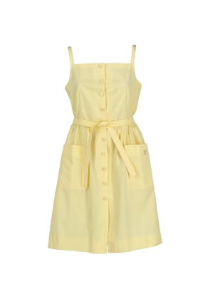Courrèges Pre-Owned buttoned sundress - Yellow