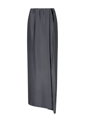 Giorgio Armani silk maxi skirt - Grey