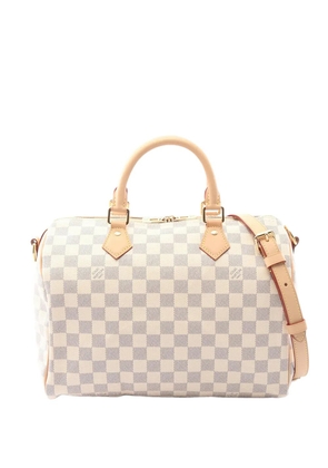 Louis Vuitton Pre-Owned 2021-2026 Damier Azur Speedy Bandouliere 30 satchel - White