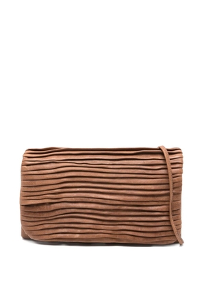 SOMMET Soffietta clutch bag - Brown