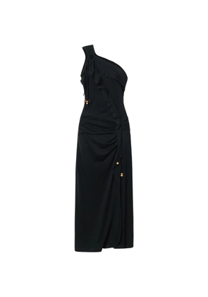 ISABEL MARANT Juliane asymmetrical-hem midi dress - Black