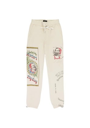 AMIRI sketch zig-zag track pants - Neutrals