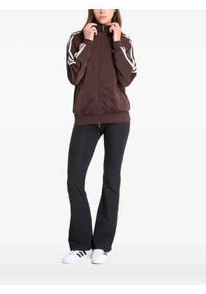 adidas striped track jacket - Brown