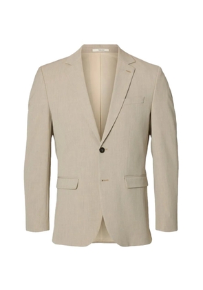 SELECTED flap-pockets blazer - Neutrals
