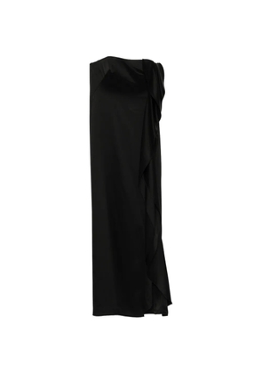 Amsale Cascade maxi dress - Black