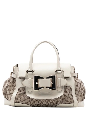 Gucci Pre-Owned 2016-2026 GG Canvas and Leather Dialux Queen tote bag - Brown