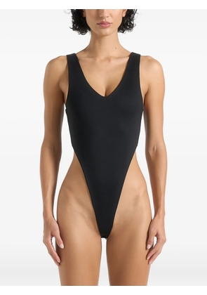 Manière De Voir Noa V-Neck bodysuit - Black