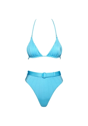 Noire Swimwear belted bikini - Blue