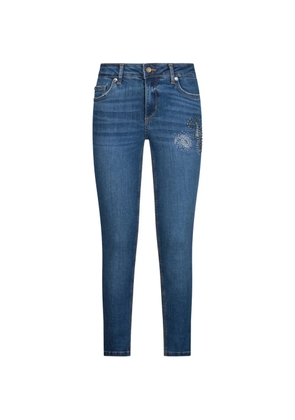 LIU JO rhinestone-embellishment jeans - Blue