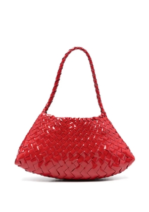 DRAGON DIFFUSION Rosanna braided-handle shoulder bag - Red