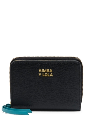 Bimba y Lola zip-around leather wallet - Black