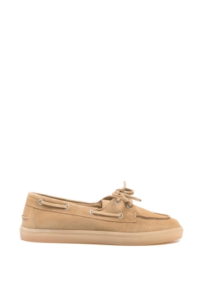 Copenhagen suede boat shoes - Neutrals